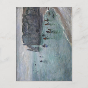 Summary Monet, Claude ?tretat, la porte d'Aval: ba Postcard