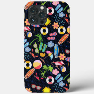 Summer 01.b.Black BG iPhone 13 Pro Max Case