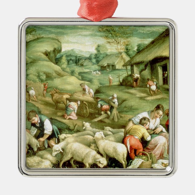 Summer, 1570-80 metal ornament (Front)