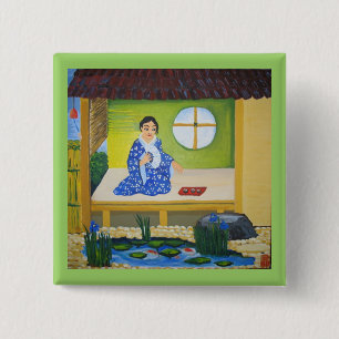 Summer 15 Cm Square Badge