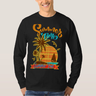 Summer 2022 Time To Relax Summer Fun Sarcastic Tee