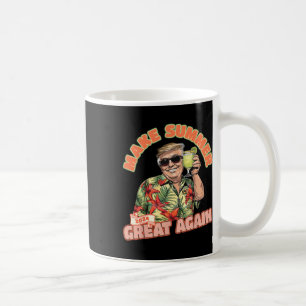 Summer 2024 Great Again Donald Trump Vacation Hawa Coffee Mug