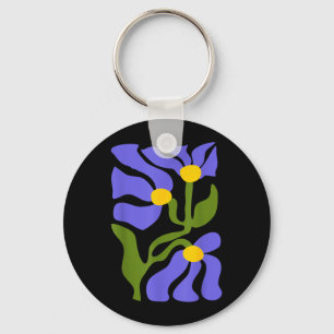 Summer 2026 Floral Flower Womens Boho Vintage Key Ring