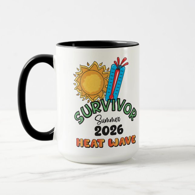 Summer 26 Heat Wave 15 oz Coffee Mug (Left)