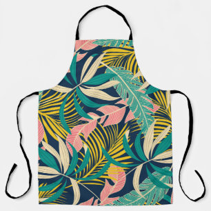 Summer abstract seamless pattern with colourful tr apron