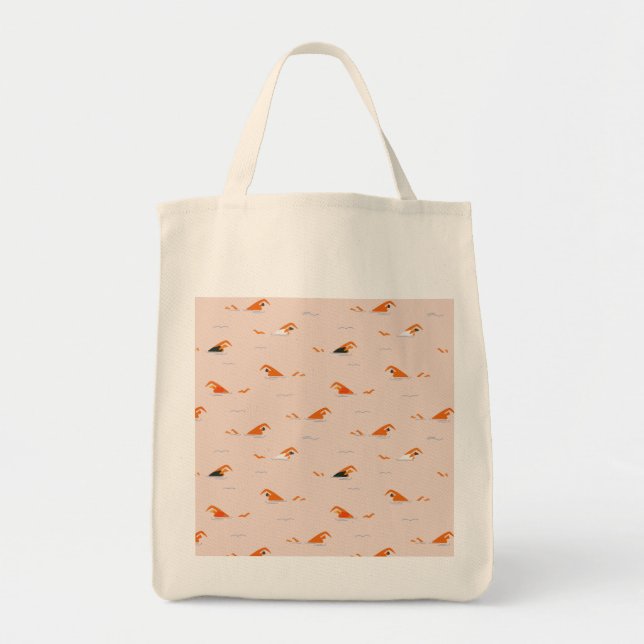 Summer Abstract Swimming Lanes Pool  Tote Bag (Front)