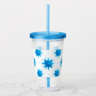 Summer Acrylic Tumbler of Splash Square Wave