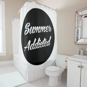 Summer Addicted Shower Curtain