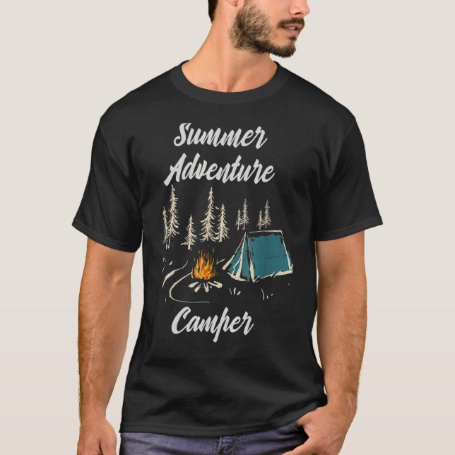 Summer Adventure Awaits Camper 3 T-Shirt (Front)