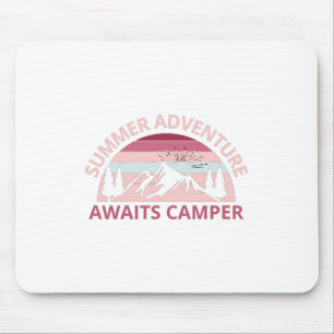 Summer Adventure Awaits Camper-Adventure-Camper Mouse Pad