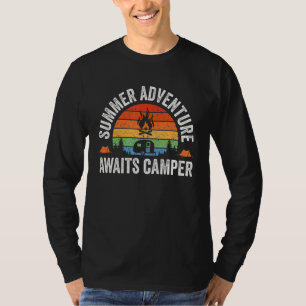 Summer Adventure Awaits Camper T-Shirt