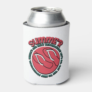 Summer Adventure   Flip-Flops & Travel-Inspired Can Cooler