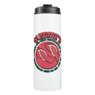 Summer Adventure   Flip-Flops & Travel-Inspired Thermal Tumbler