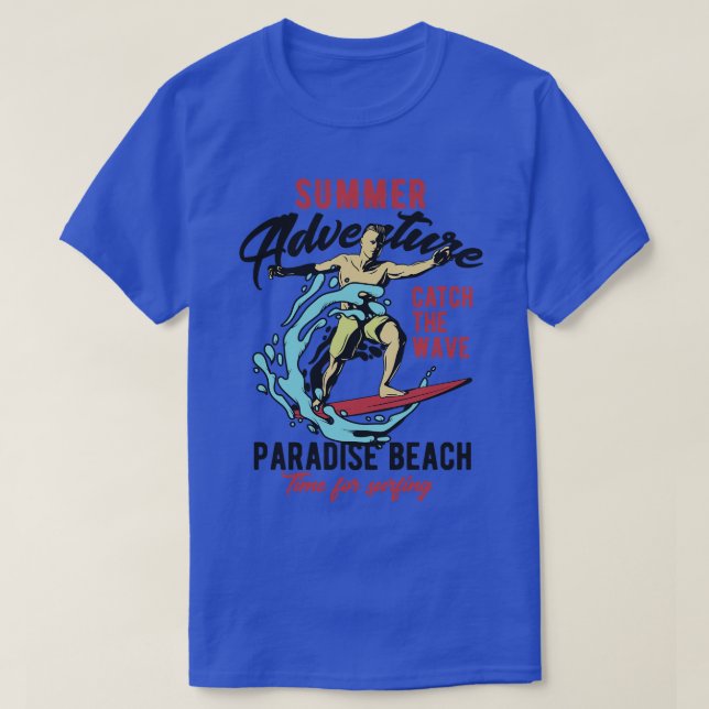 Summer adventure paradise beach T-Shirt (Design Front)