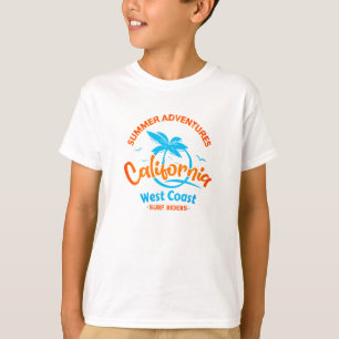 Summer adventures California West Coast Surf Rider T-Shirt