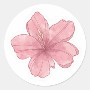 summer aesthetic classic round sticker
