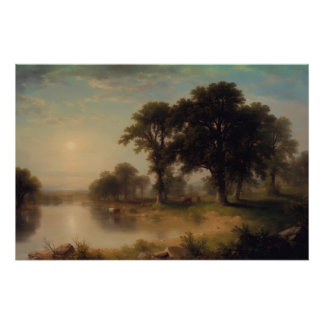Summer Afternoon (1865) - Asher Brown Durand Poster
