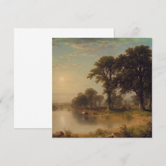 Summer Afternoon (1865) - flat card (Front/Back)