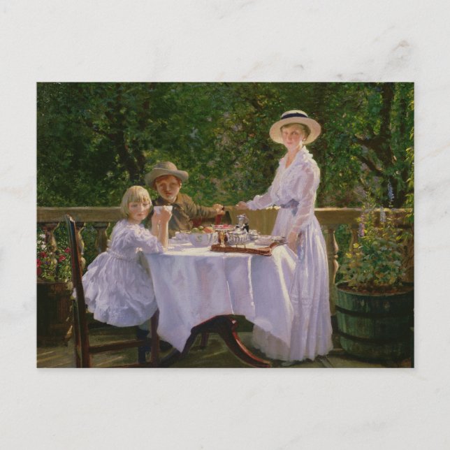 Summer Afternoon Tea Postcard (Front)