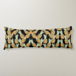 summer aloha hawaiian tropical fruit pineapple body cushion