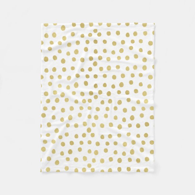 Summer And Gold Fleece Blanket (Front)