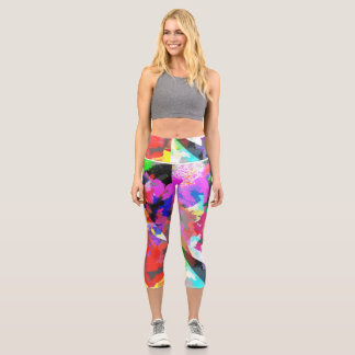 summer and mojito capri leggings
