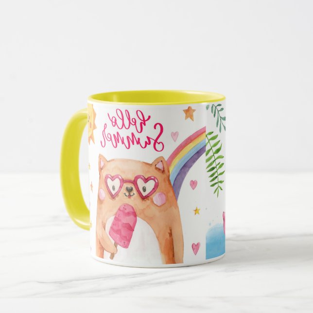 Summer Animals Mug (Front Left)
