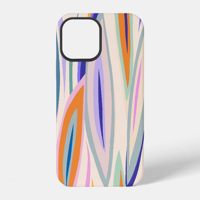 Summer Art: Creative Collage Pattern iPhone Case (Back)