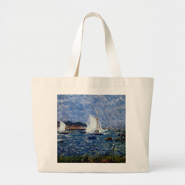 Summer at Cowes Large Tote Bag (Front)