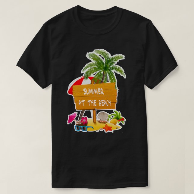 summer at the beach 1 T-Shirt (Design Front)