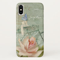 Summer at the Cottage, Vintage Bicycle Wood Rose