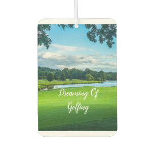 Summer At The Golf Course Car Air Freshener