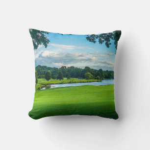 Summer At The Golf Course Cushion