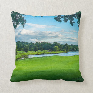 Summer At The Golf Course Cushion