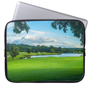 Summer At The Golf Course Laptop Sleeve
