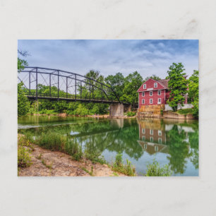 Summer At War Eagle Mill Postcard