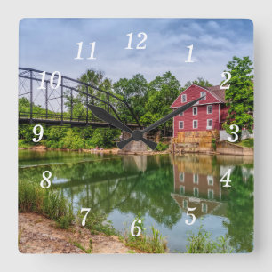 Summer At War Eagle Mill Wall Clock