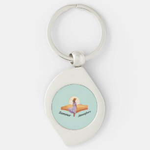 Summer atmosphere key ring