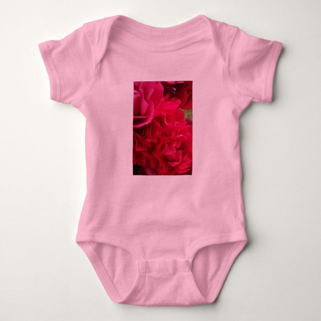 Summer Baby Rose Flower Bodysuit (Front)