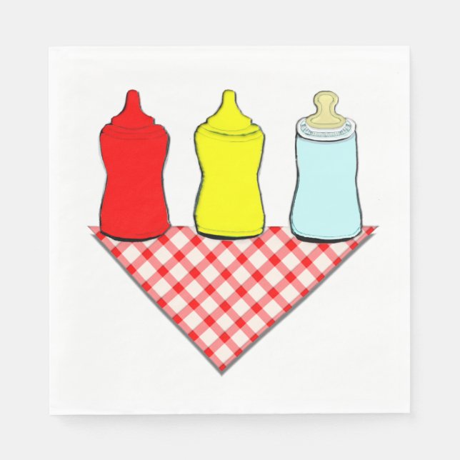 Summer Baby Shower Napkin (Front)
