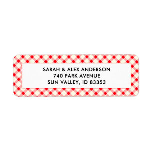 Summer Baby Shower Return Address Label