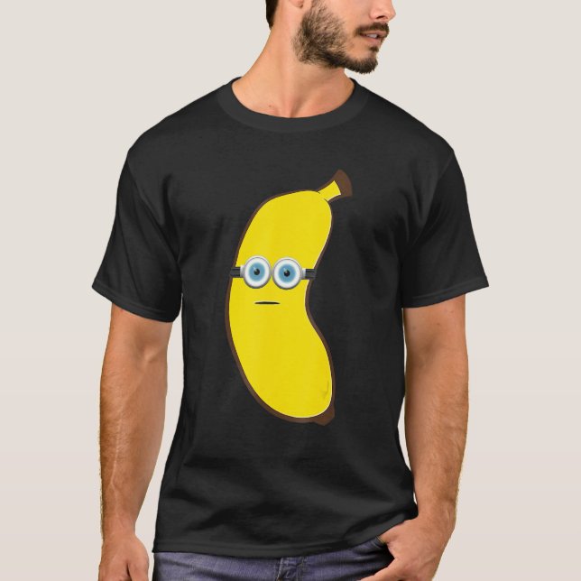 Summer Banana With Sunglasses Kids Fruit Sunglasse T-Shirt (Front)