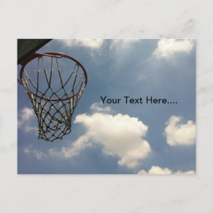 Summer Basketball Postcard