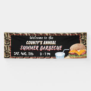 Summer BBQ Cookout Banner