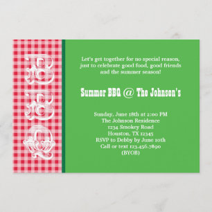 Summer BBQ Invitation