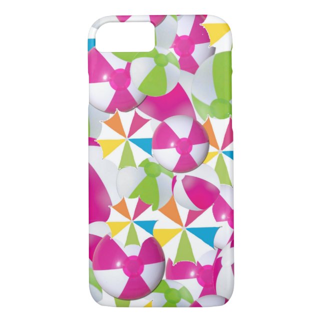 Summer Beach Ball Design iPhone 7 Case (Back)
