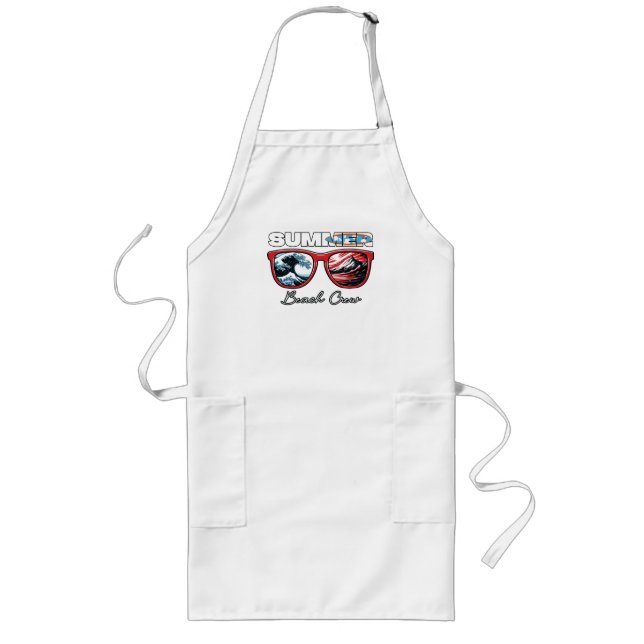 Summer Beach Crew - Summer Vibes Long Apron (Front)