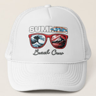 Summer Beach Crew - Summer Vibes Trucker Hat