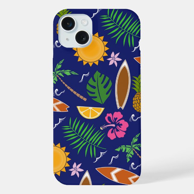 Summer Beach Design iPhone Case (Back)
