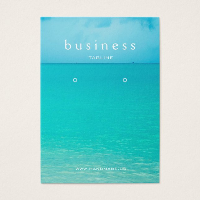 Summer Beach Earring Display (Front)